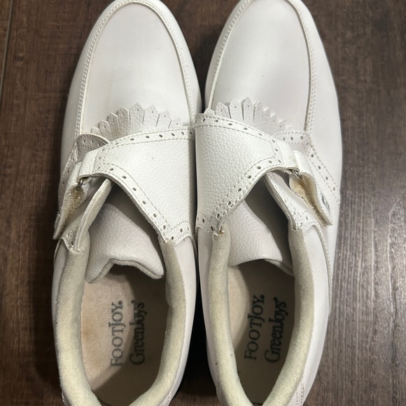 FootJoy Shoes - FootJoy GreenJoys White Kiltie Golf Shoes